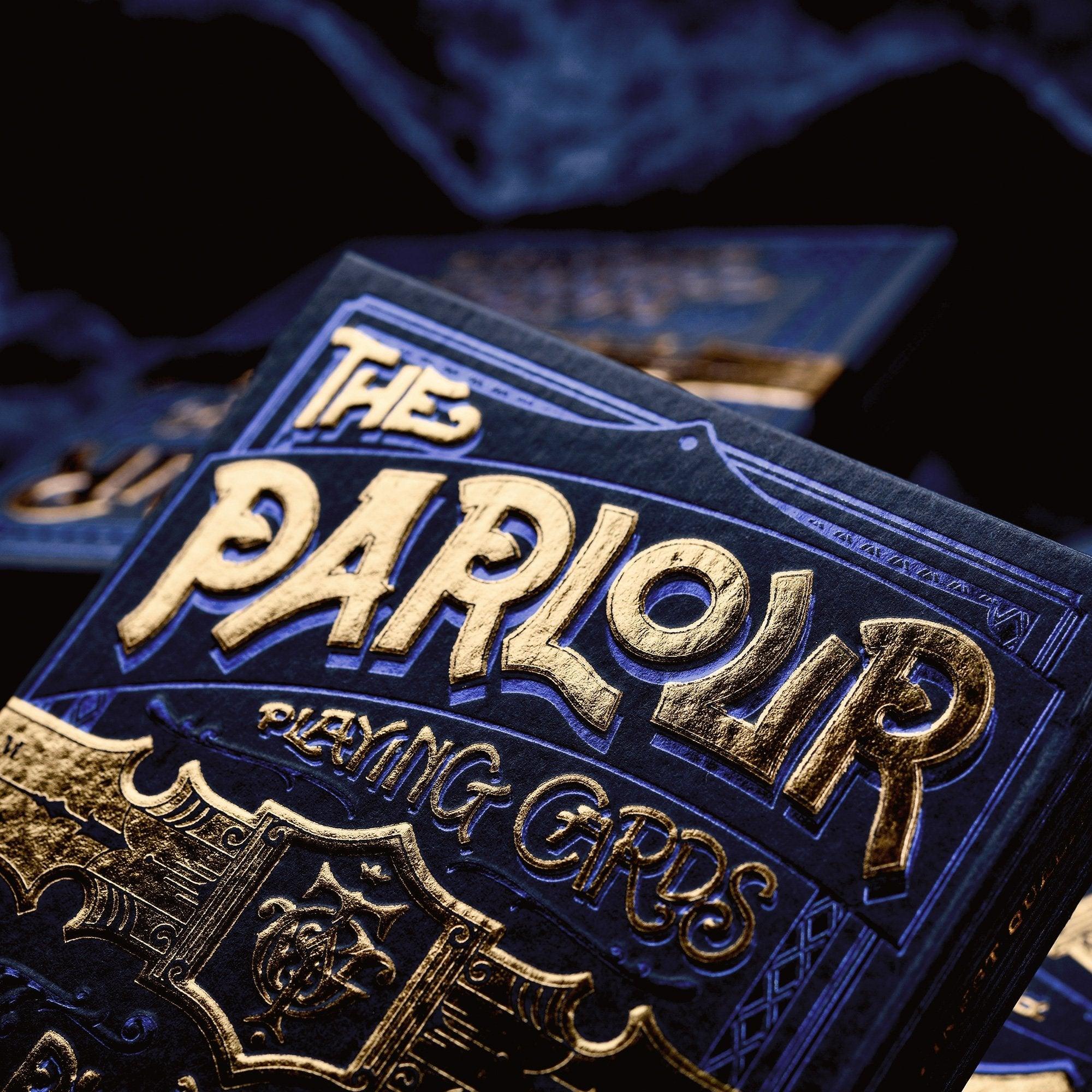 Premium Parlour Playing Cards - Blue Stockholm 17 Deck for Poker, Magic Tricks & Card Games | Elegant Design for Casino Nights, Parties & Collectors