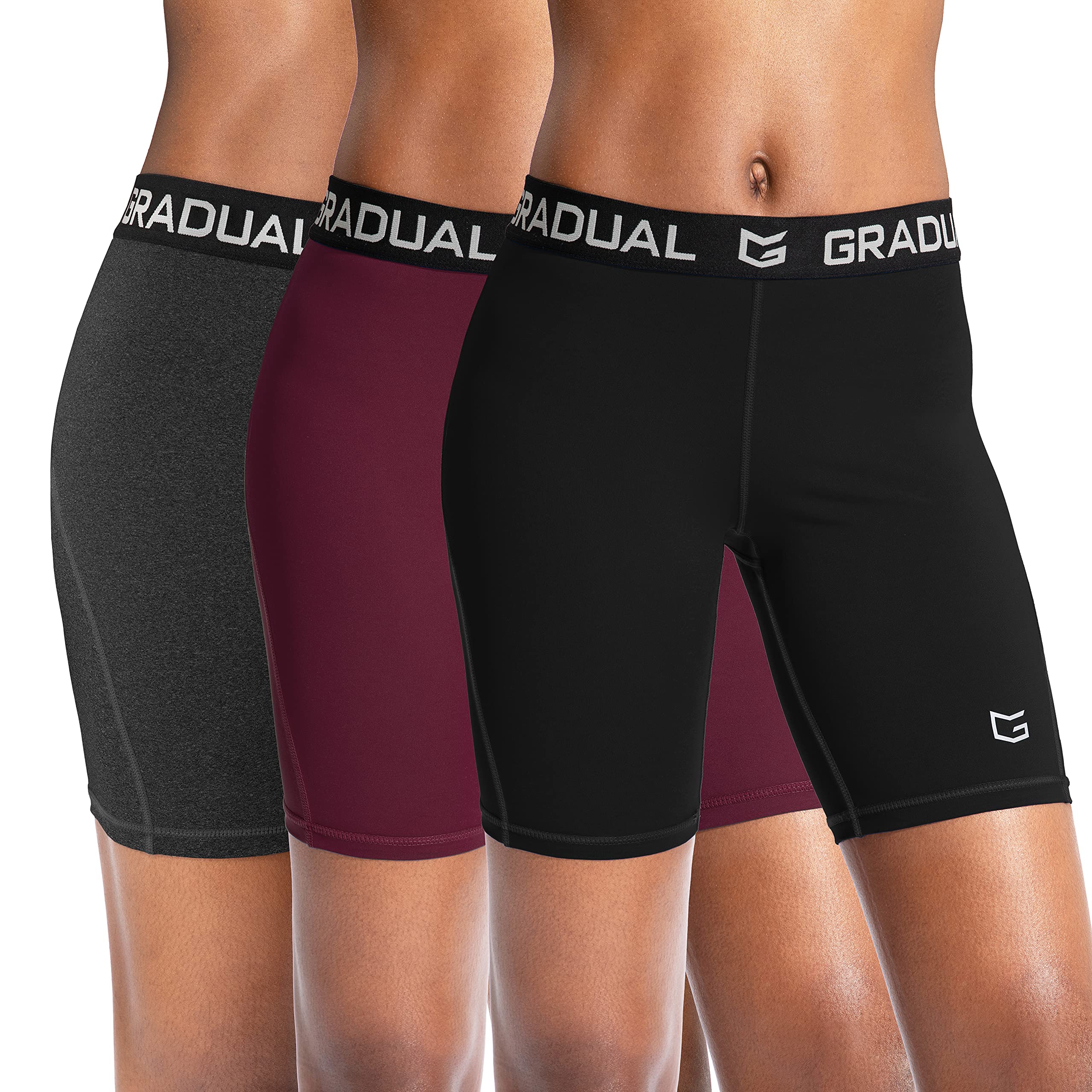 Best Women's Spandex Compression Volleyball Shorts - 3