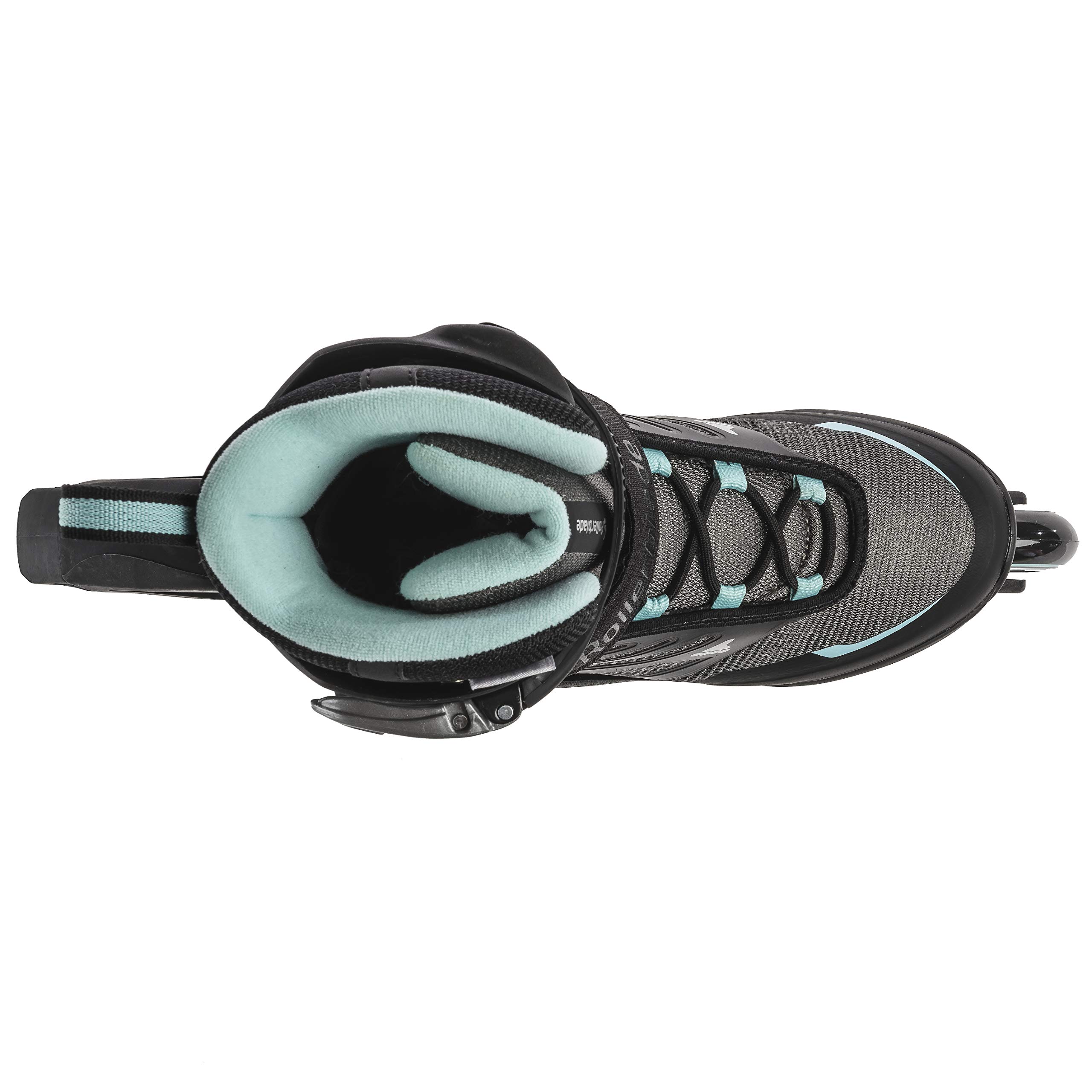 Rollerblade Zetrablade Women's Adult Fitness Inline Skates - Lightweight Performance Skates for Women in Black & Light Blue | Perfect for Outdoor Exercise, Fitness Training & Recreational Skating