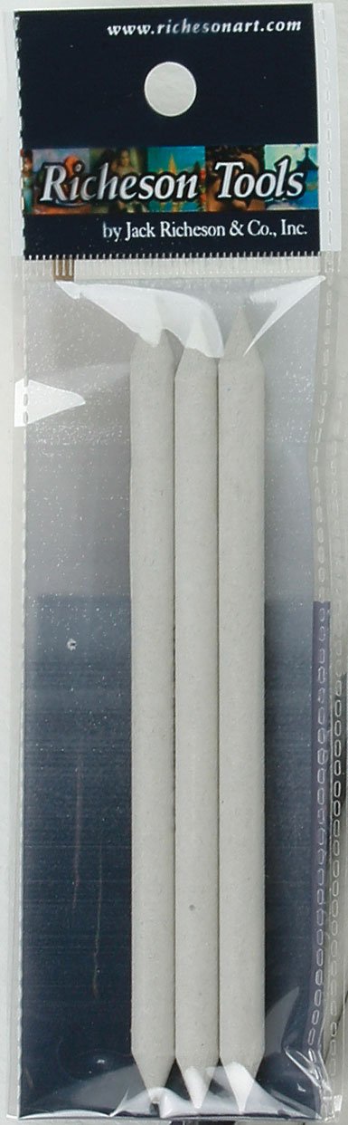 Jack Richeson Blending Stomps - 5/8 Inch 3-Pack - Soft Art Blending Tools for Charcoal, Pastel & Graphite - Perfect for Artists, Sketching & Drawing Techniques