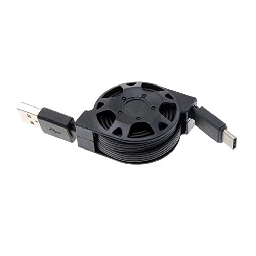 Retractable USB-C Charger Cable for Samsung Galaxy S21/S21+/S21 Ultra - Fast Charging & Sync Power Cord - Perfect for Travel, Office & Home Use
