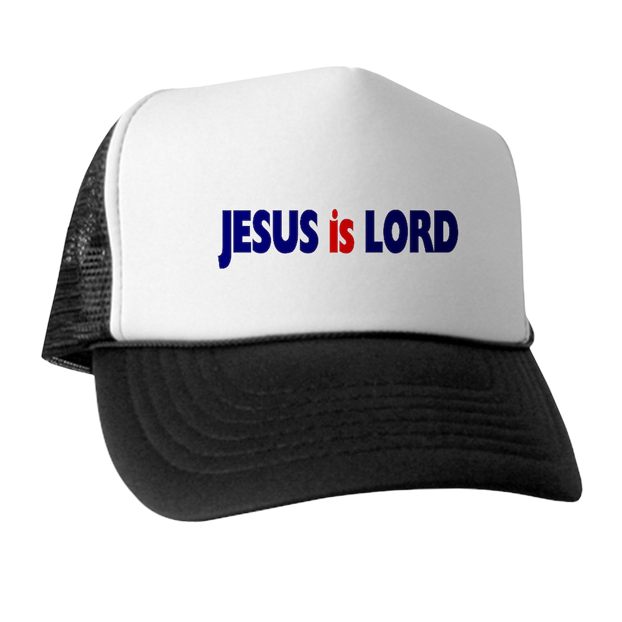Jesus is Lord Adjustable Snapback Trucker Hat - Christian Faith Baseball Cap for Men & Women - Perfect for Church, Bible Study & Outdoor Activities