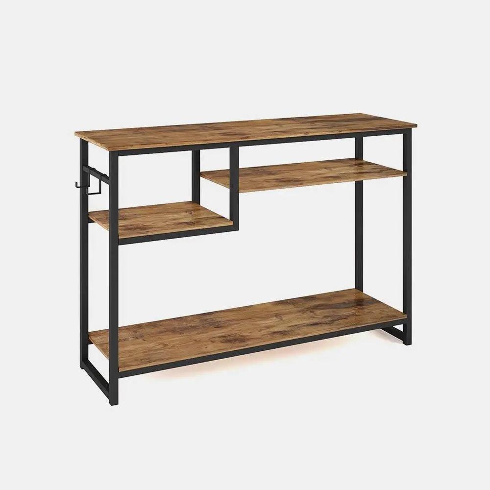 Bestier Multi-Functional Hallway Table - Entryway Console Sofa Table with Storage Shelf, Modern Narrow Bench for Small Spaces | Perfect for Living Room, Bedroom, or Apartment Entryway Décor