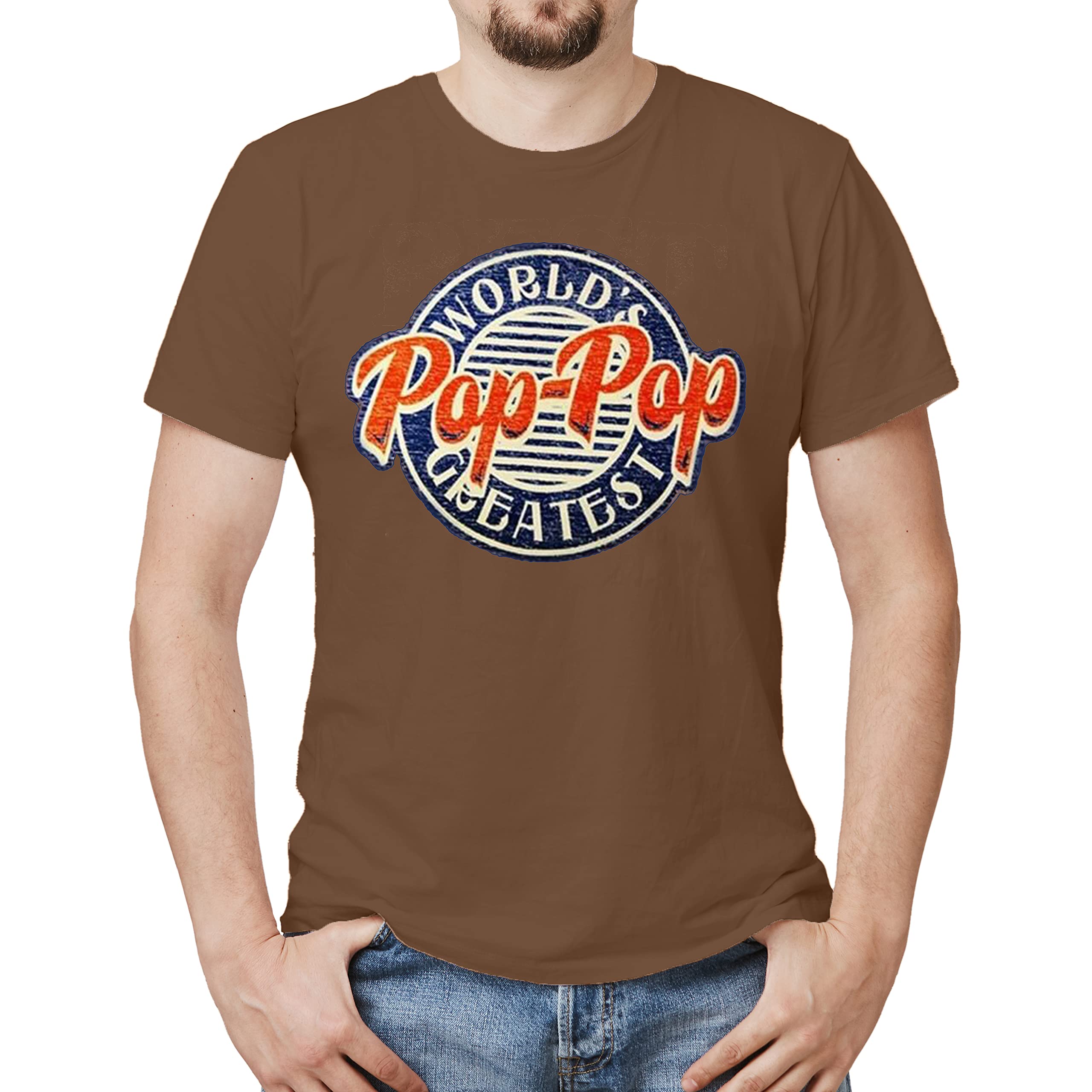 Fresh Tees® World's Greatest Pop-Pop Father's Day T-Shirt - Funny Gift for Husband, Dad & Grandpa - Perfect for Birthday, Anniversary & Family Gatherings