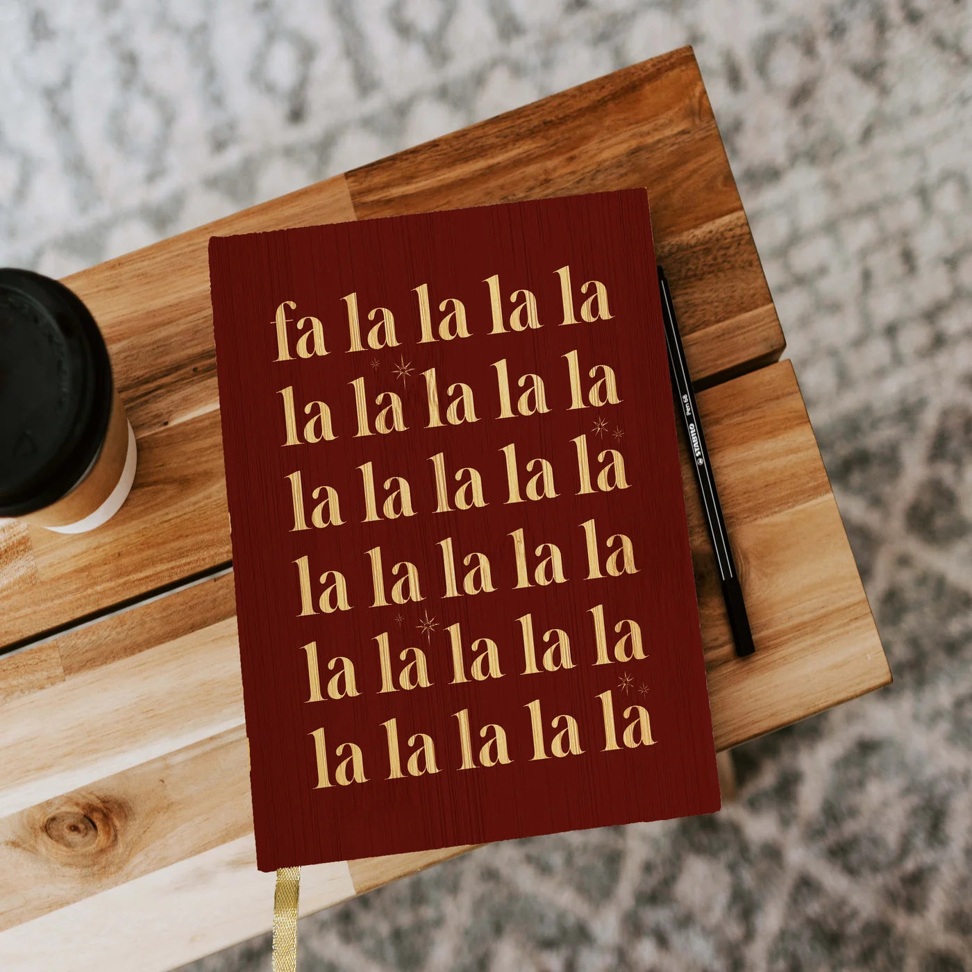 Fa La La La Stars Journal - Inspirational Notebook for Creative Writing, Journaling & Note Taking - Perfect Gift for Christmas, Holidays & Daily Use