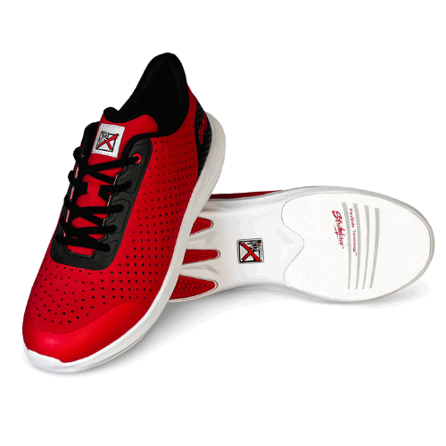 KR Strikeforce Men's Arrow Red Athletic Bowling Shoes - Lightweight & Comfortable for Competitive Play & League Bowling
