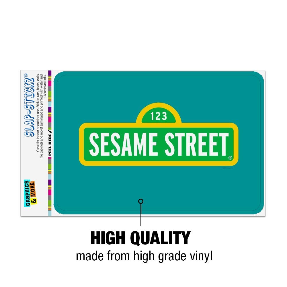 Sesame Street Logo Wall Sign - Home, Office & Business Decor - Perfect for Kids' Rooms, Playrooms & Daycare Centers