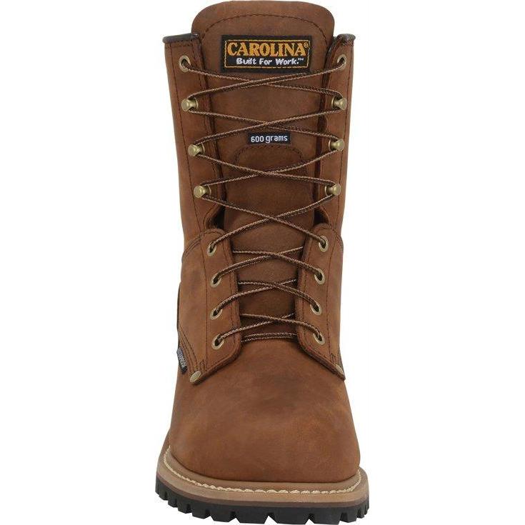 Carolina Men's Insulated Steel Toe Work Boots - Wide Width, Waterproof & Warm for Winter Construction, Outdoor Jobs & Heavy Duty Work