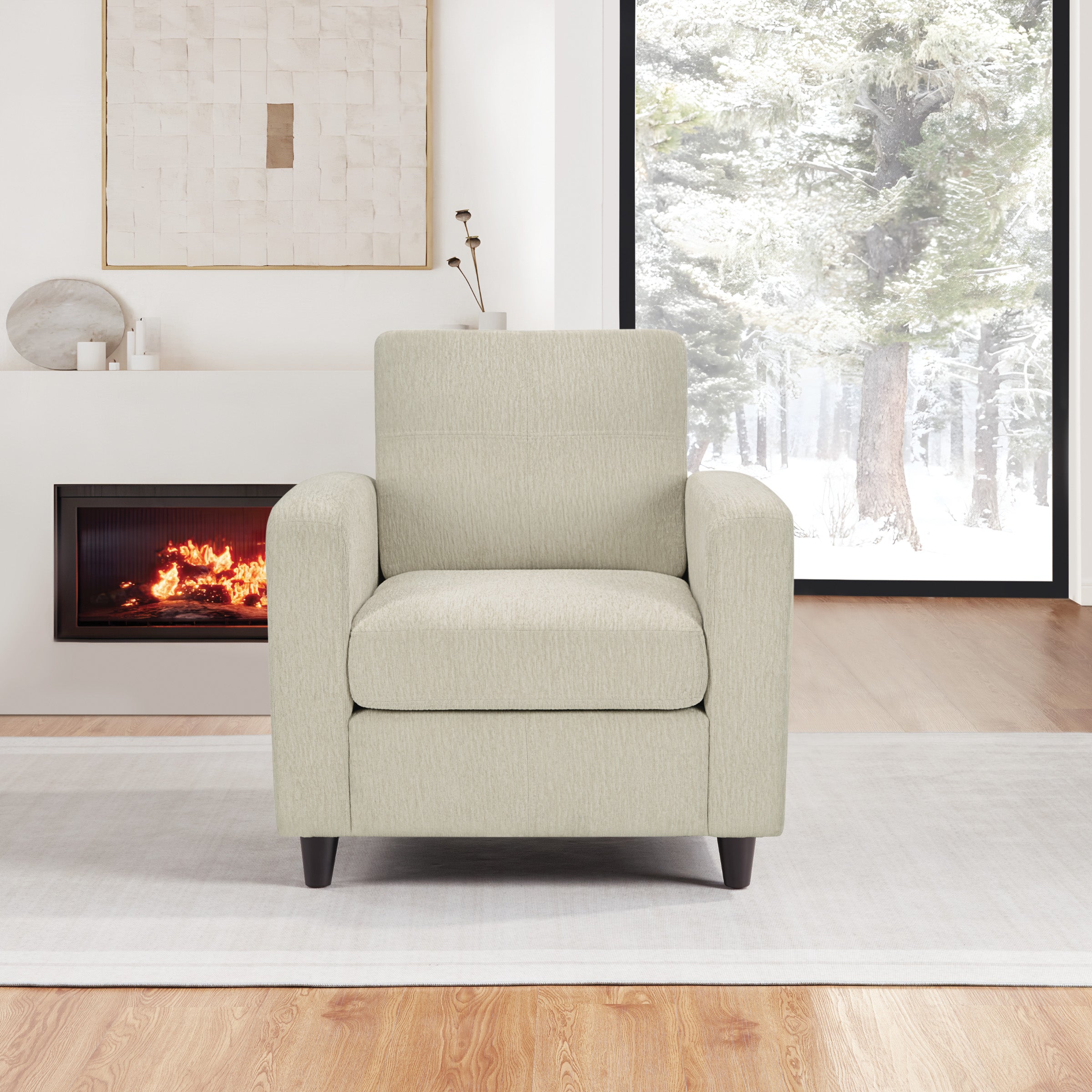 Office Star Ave Six Venus Club Chair [VNS51A] - Modern Ergonomic Office Chair for Home & Business - Perfect for Conference Rooms, Waiting Areas & Executive Offices