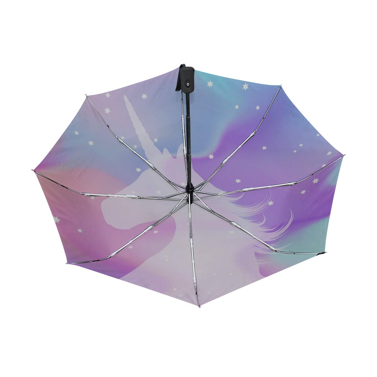 FORMRS Automatic Compact Umbrella - Windproof & Waterproof Rose Pink Travel Umbrella for Sun & Rain Protection - Perfect for Commuting, Walking, and Outdoor Activities