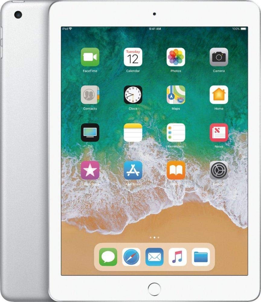 Refurbished Apple iPad 9.7-inch (2017 Model) 128GB WiFi Tablet - Silver | Perfect for Students, Business & Home Entertainment