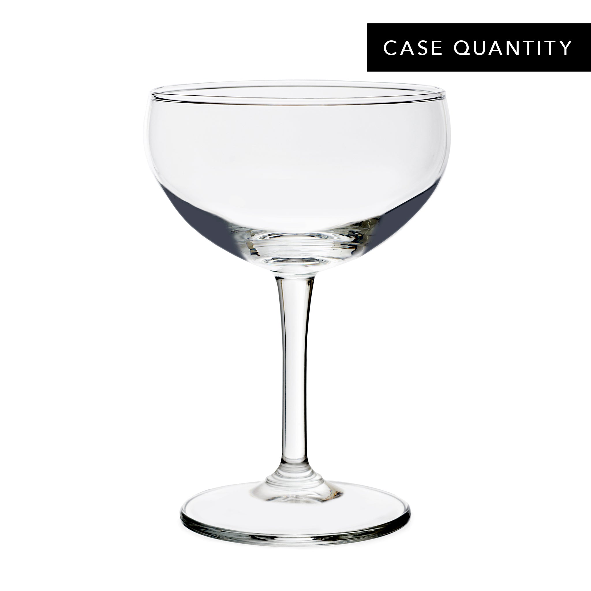 Leopold® Coupe Glass – Set of 24 (6oz/180ml) Champagne Glasses for Wedding, Party & Cocktail Bar Use – Premium Crystal Clear Glassware
