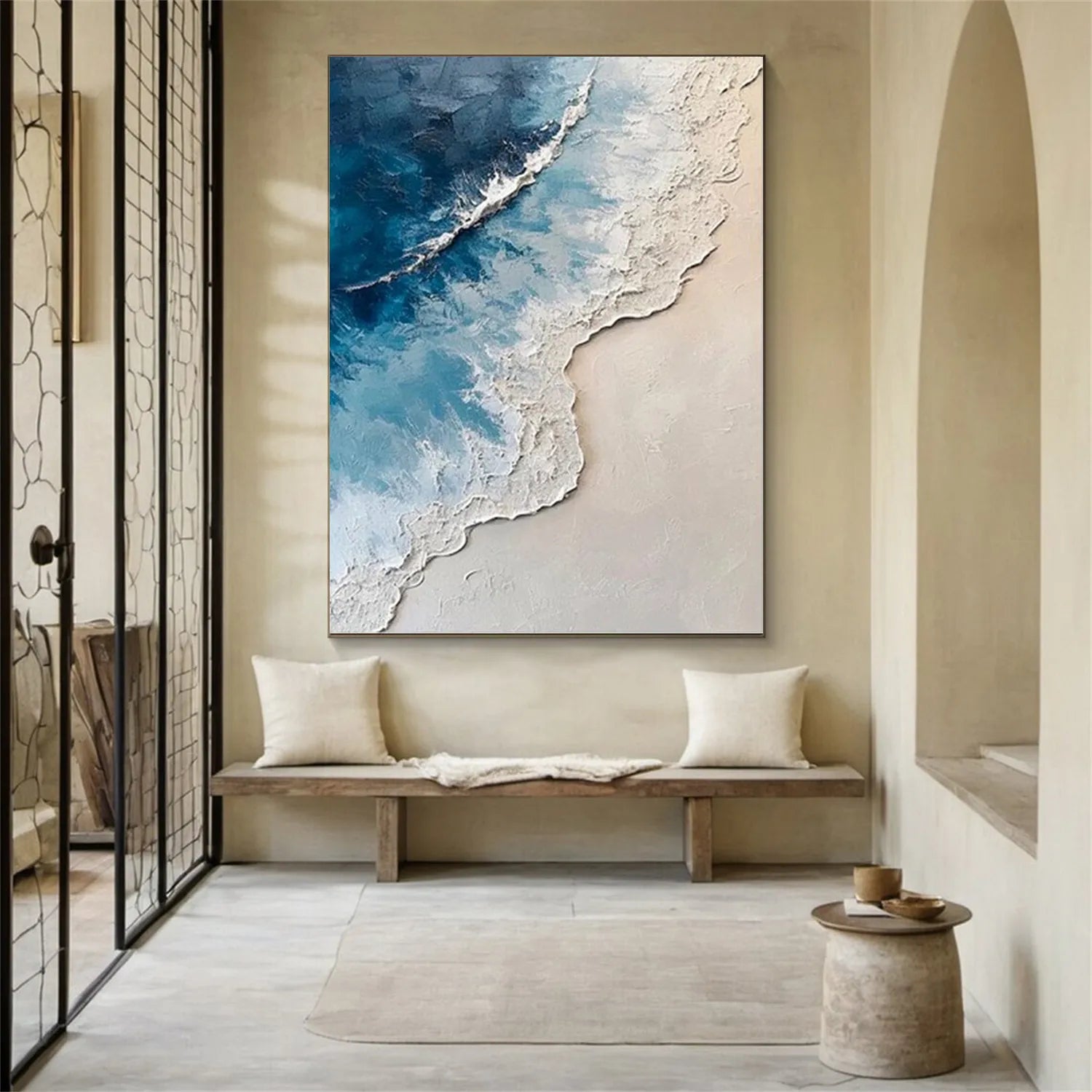Ocean and Sky Painting #OS 205 - Stunning Coastal Wall Art for Living Room, Bedroom & Office Decor