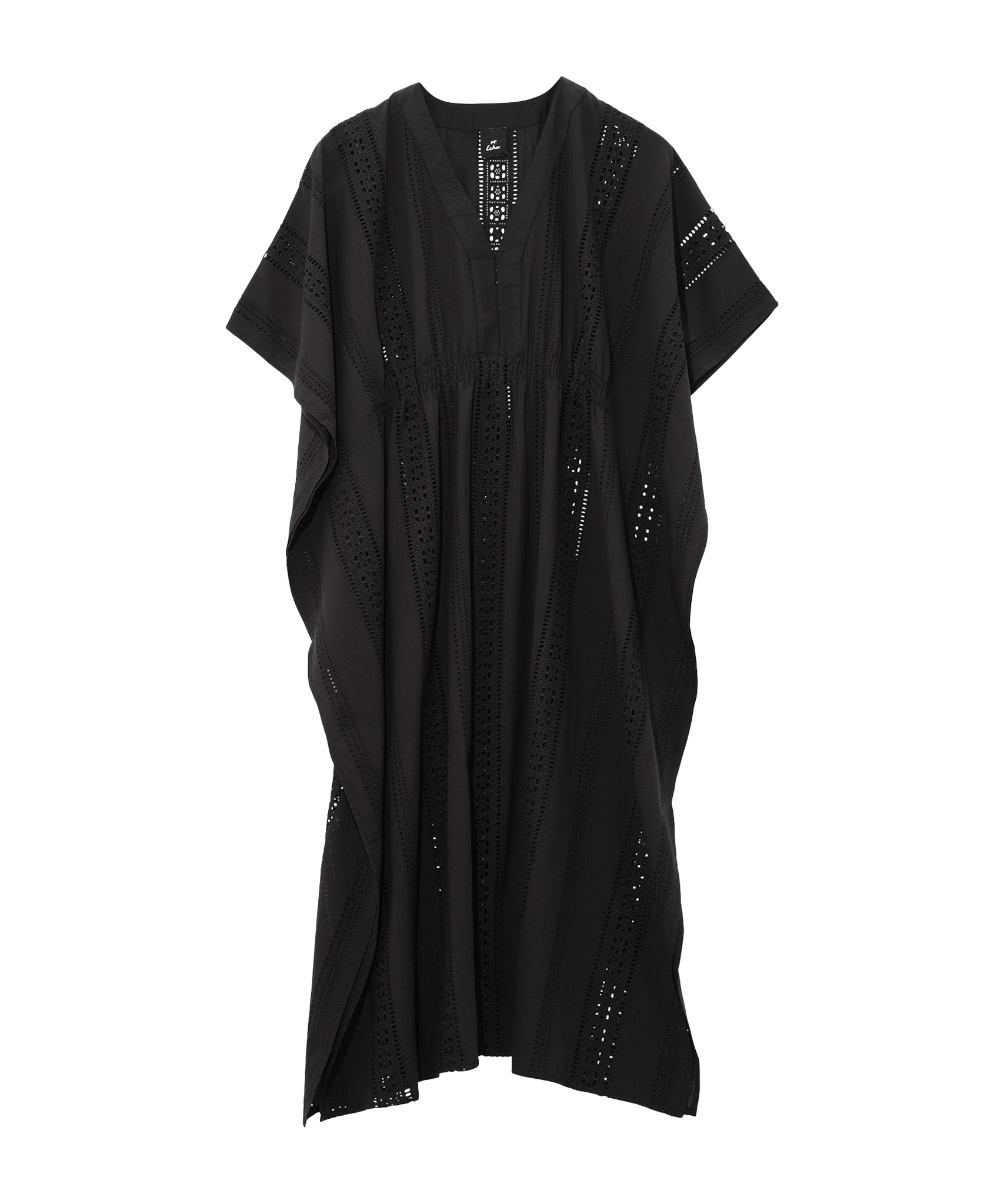 Stylish Eyelet Maxi Caftan Dress for Women - Boho Summer Beach Cover Up & Casual Loungewear