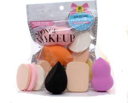 Professional Multicolor Eye Makeup Kit with Brush Set & 6-in-1 Puff Sponge - Perfect for Daily Makeup, Cosplay, and Professional Makeup Artists