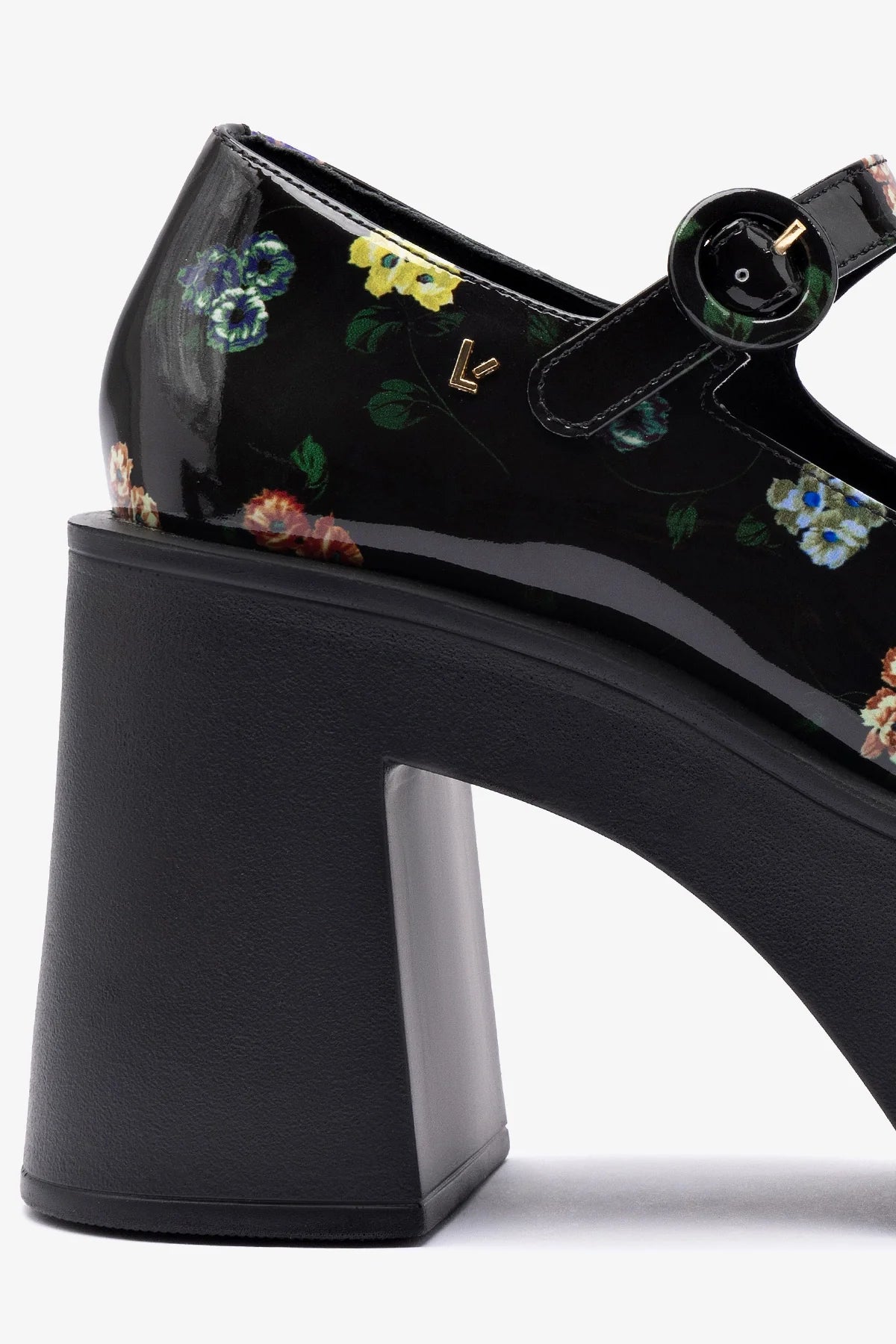 Larroudé x Libertine Olivia Pump Women's Heels - Antique Primrose Color, Elegant Pointed Toe & Comfortable Block Heel | Perfect for Office, Parties & Special Occasions