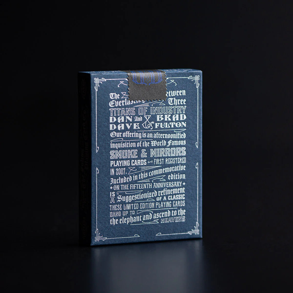 Smoke & Mirrors Denim Anniversary Edition Playing Cards - Premium Collectible Deck for Magic Tricks, Cardistry & Poker Games
