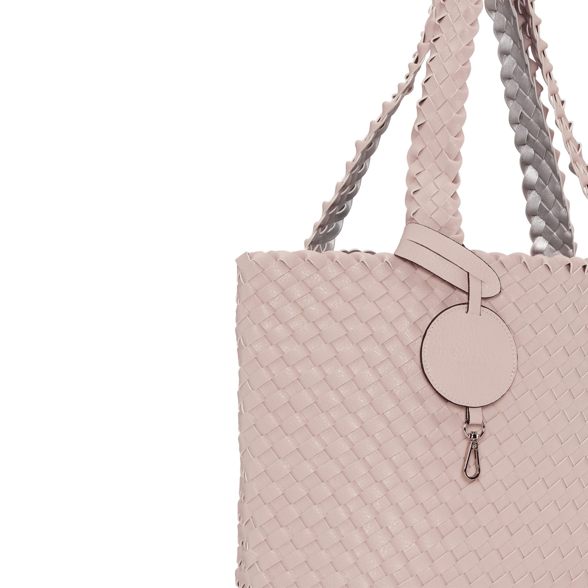 ILSE JACOBSEN HORNBAEK Reversible Woven Tote Bag - Stylish & Durable Handbag for Women, Perfect for Work, Travel & Shopping