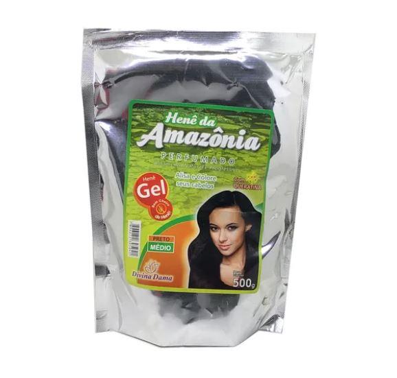 Divina Dama Keratin Henna Hair Treatment - 500g Medium Black, Amazon Best Seller | Natural Straightening & Conditioning for Damaged Hair | Perfect for Salon & Home Use