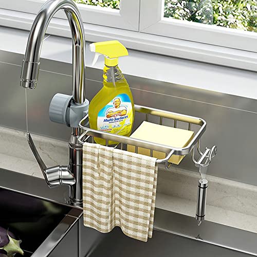 Silver + Dishcloth Rack