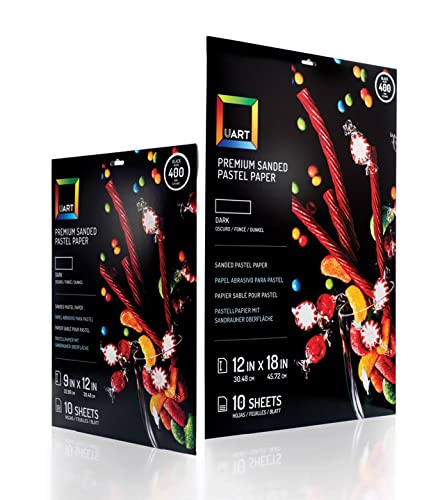 Premium UART Sanded Pastel Paper Sheets - 18