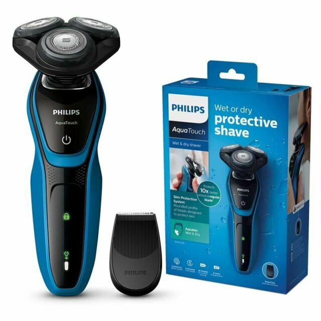 PHILIPS AquaTouch Wet/Dry Electric Shaver with Precision Trimmer | S5420 Model | Certified Refurbished with Home Essentials Warranty | Perfect for Travel & Daily Grooming