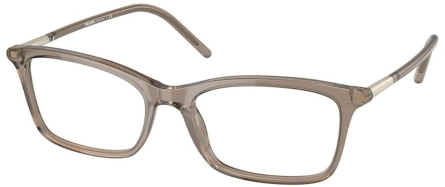 Prada PR 16WVF Women's Eyeglasses - Honey Crystal Frame 54mm - Luxury Designer Glasses for Women - Perfect for Office, Reading & Everyday Fashion