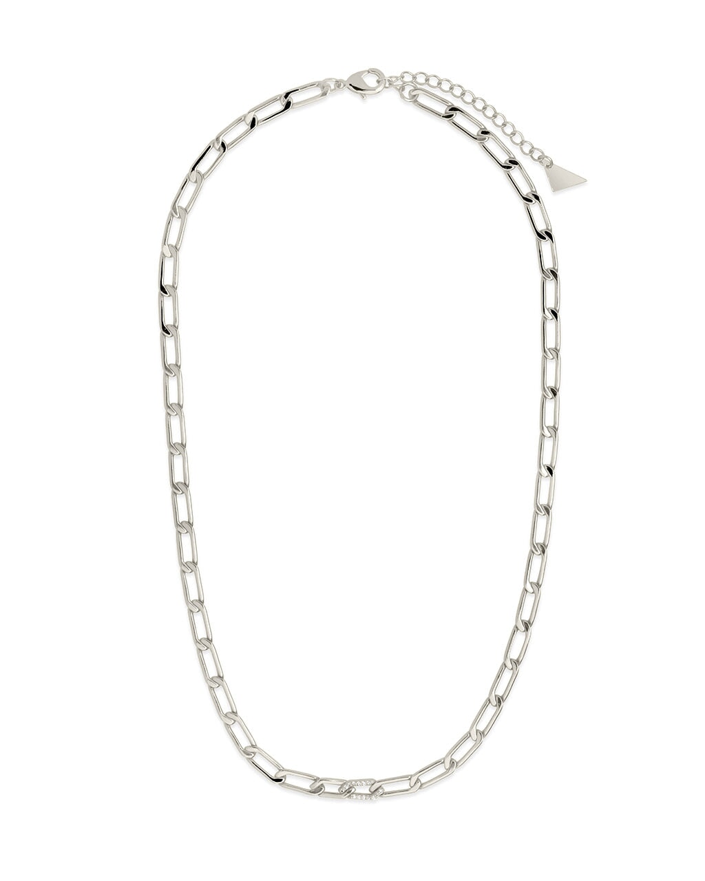 Elegant CZ Chain Necklace for Women - Sparkling Cubic Zirconia Pendant Jewelry - Perfect for Parties, Weddings & Everyday Wear