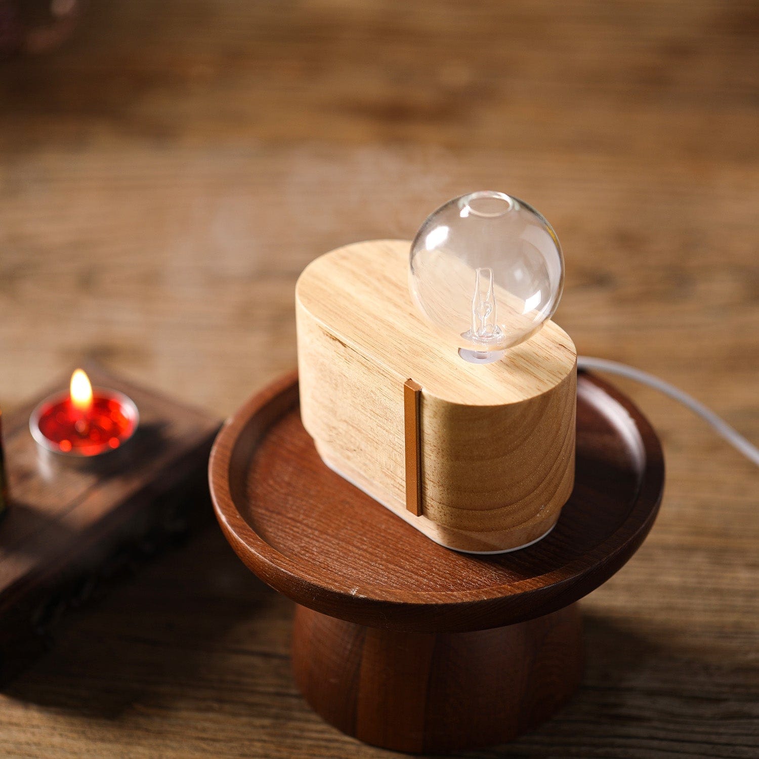 Mini Orb Essential Oil Diffuser - Portable Ultrasonic Aromatherapy Nebulizer for Home, Office & Spa - Perfect for Relaxation, Stress Relief & Better Sleep