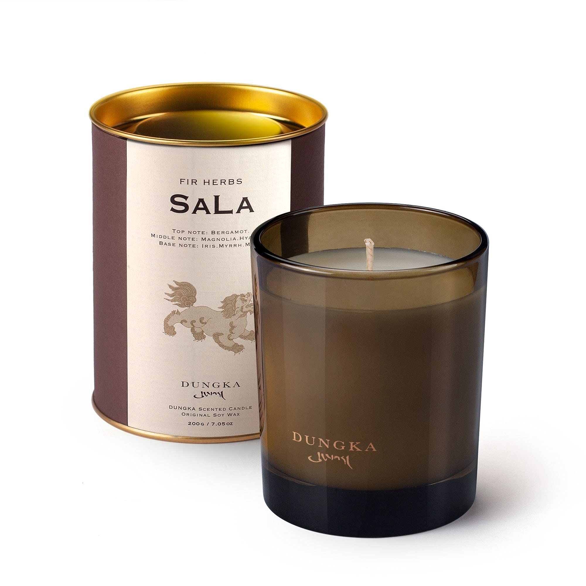Natural Soy Wax Candles - Sandalwood & Cedar Scent for Home, Stress Relief & Meditation | Aromatherapy, Fall & Christmas Gifts for Women | Perfect for Relaxation, Yoga & Cozy Evenings (Sala)