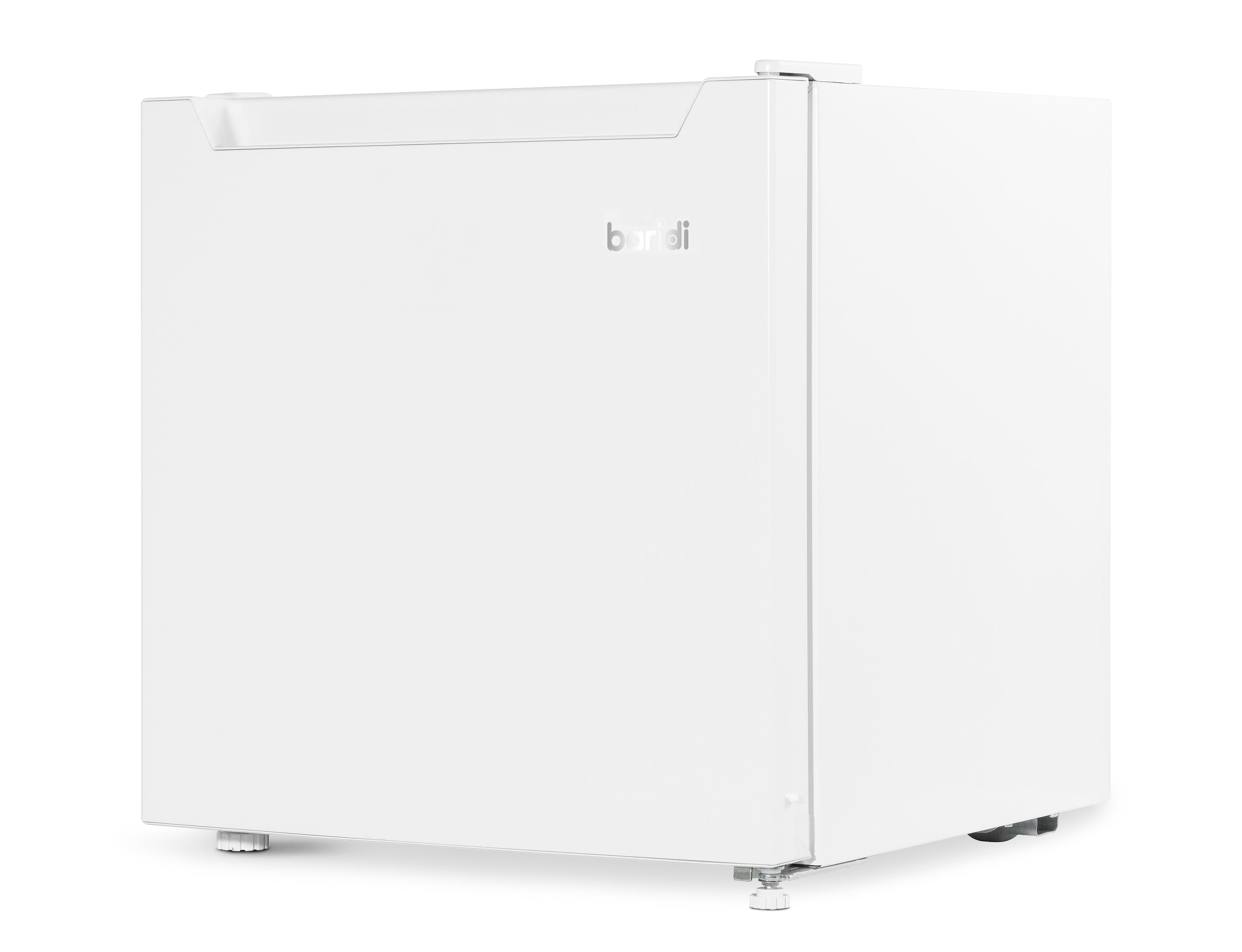Baridi 46L Mini Fridge with Ice Box - Adjustable Thermostat, Compact Tabletop Refrigerator for Home, Office, Dorm - Perfect for Beverages, Snacks & Skincare Storage