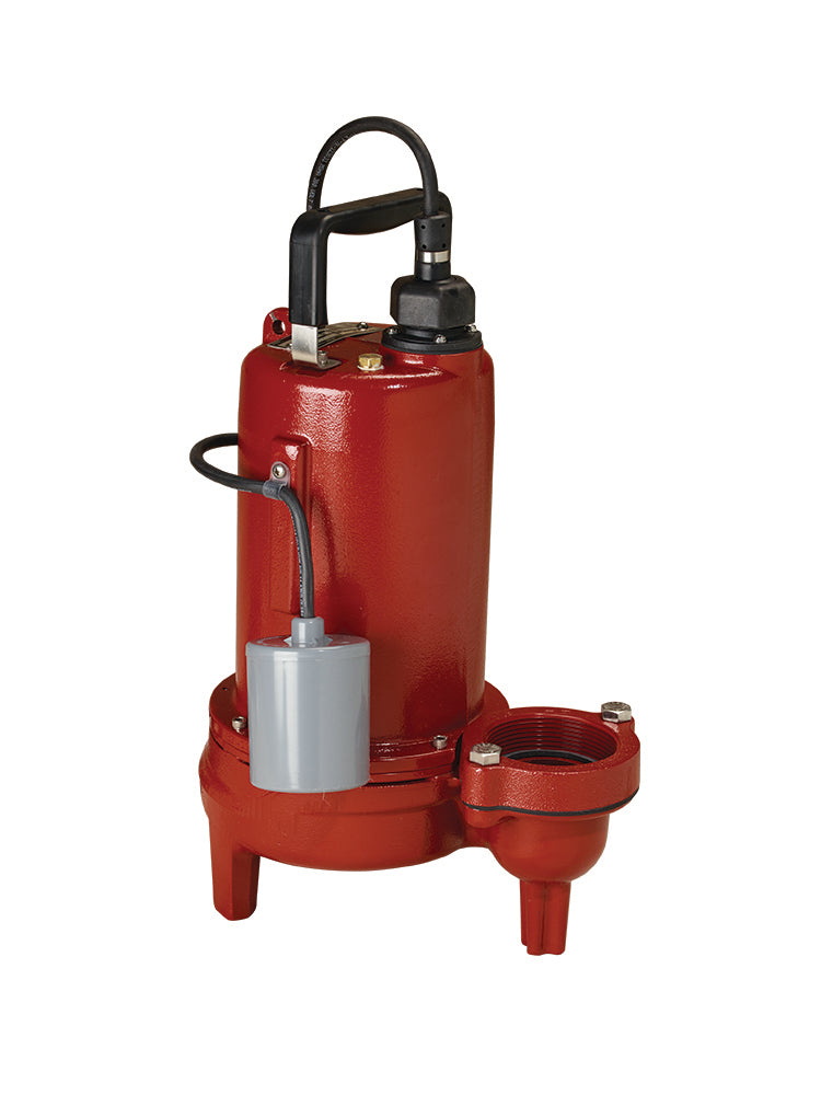 Liberty Pumps LE71M2 3/4 HP 1 Phase 115V Sewage Pump with 25' Cord - Manual Control for Basement, Crawl Space & Sump Pit Drainage