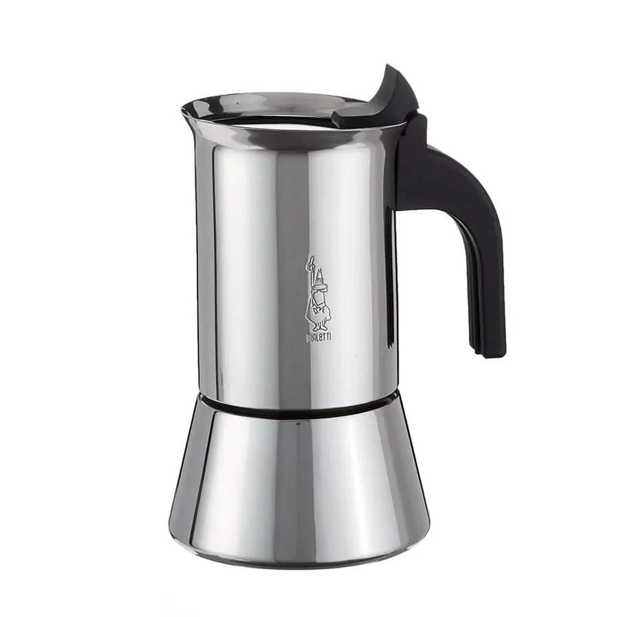 Bialetti Venus Stainless Steel Stovetop Espresso Coffee Maker - 4 Cup Italian Moka Pot for Home & Camping, Perfect Espresso Brewing for Coffee Lovers