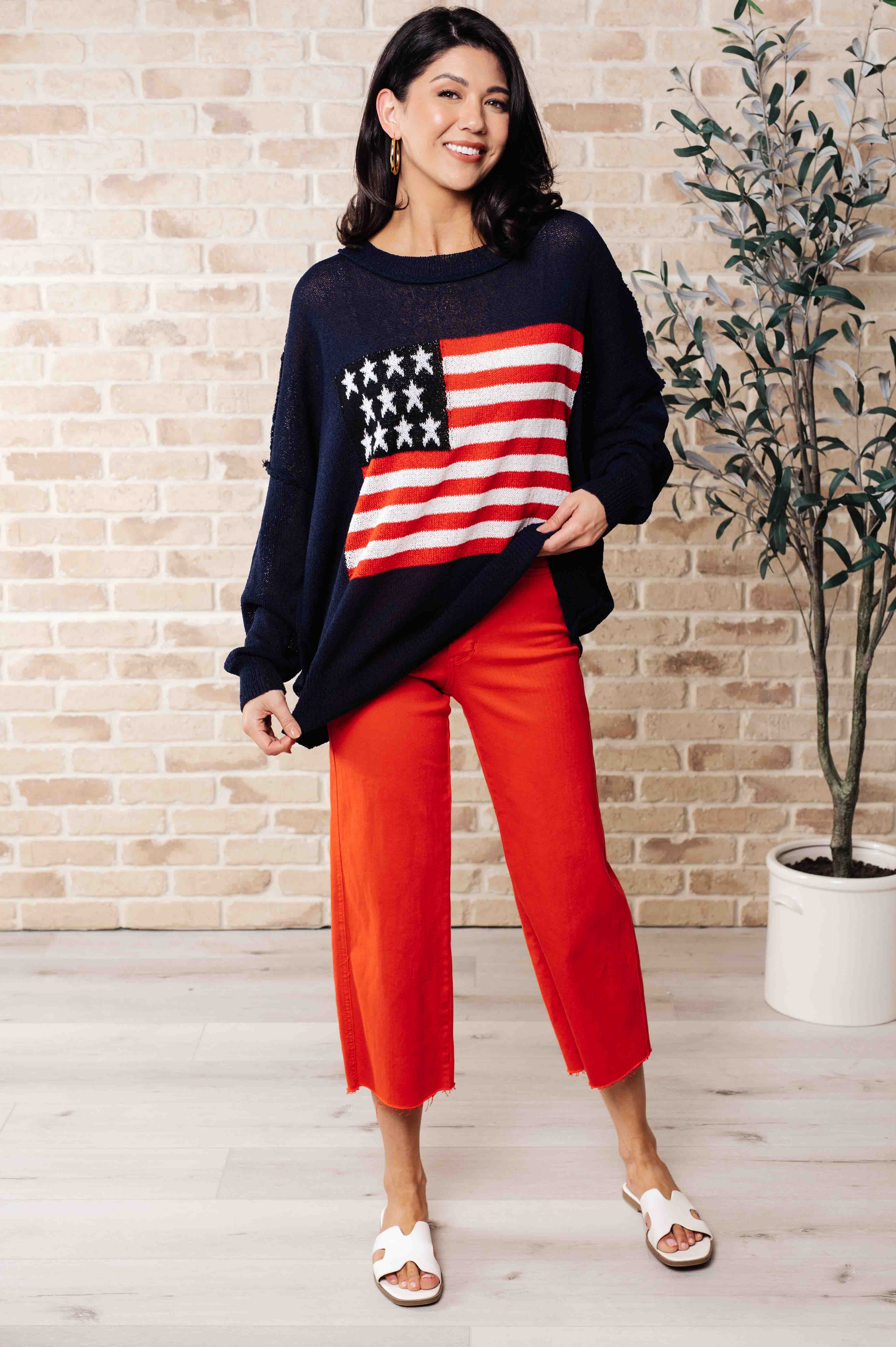 American Flag Lightweight Pullover Hoodie - Patriotic Comfort Wear for Men & Women | Perfect for 4th of July, BBQ, and Outdoor Activities