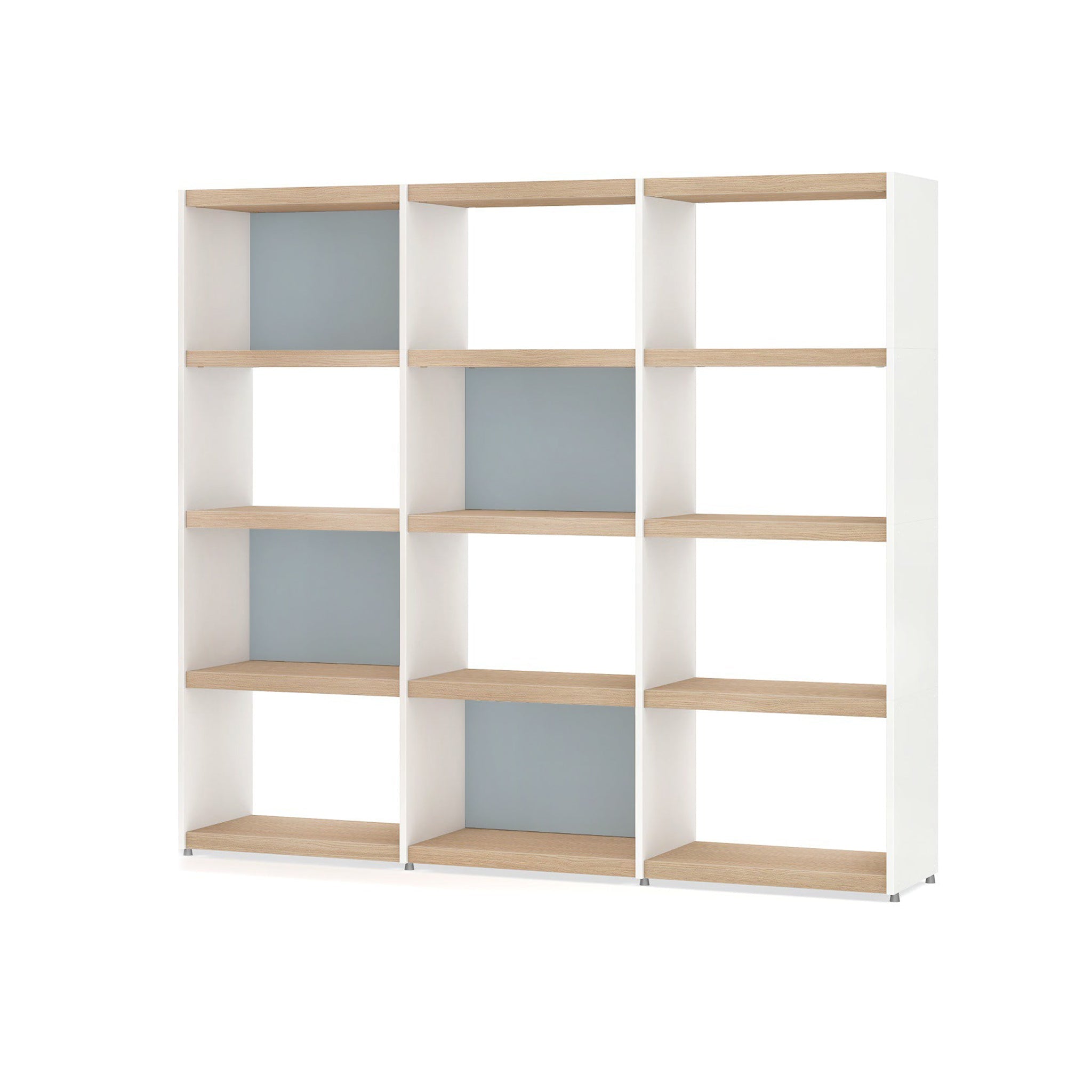 YOMO Modular Bookshelf 3x4 - Expandable Storage Shelf for Home & Office - Perfect for Living Room, Bedroom, or Study Organization