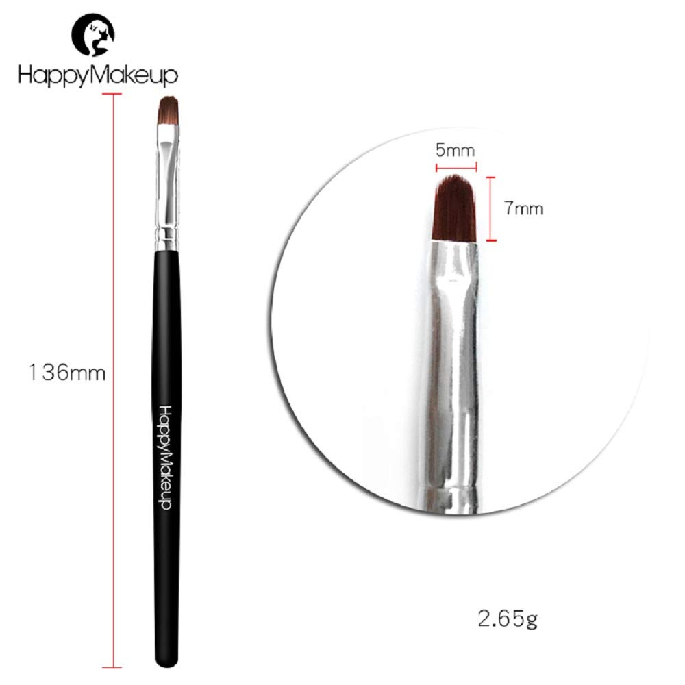 2 Pcs Lip Brush Concealer Brushes - Professional Lipstick & Gloss Applicators, Eyeshadow & Lip Liner Makeup Brush Set for Precise Application | Perfect for Daily Makeup, Travel & Professional Cosmetics Kit
