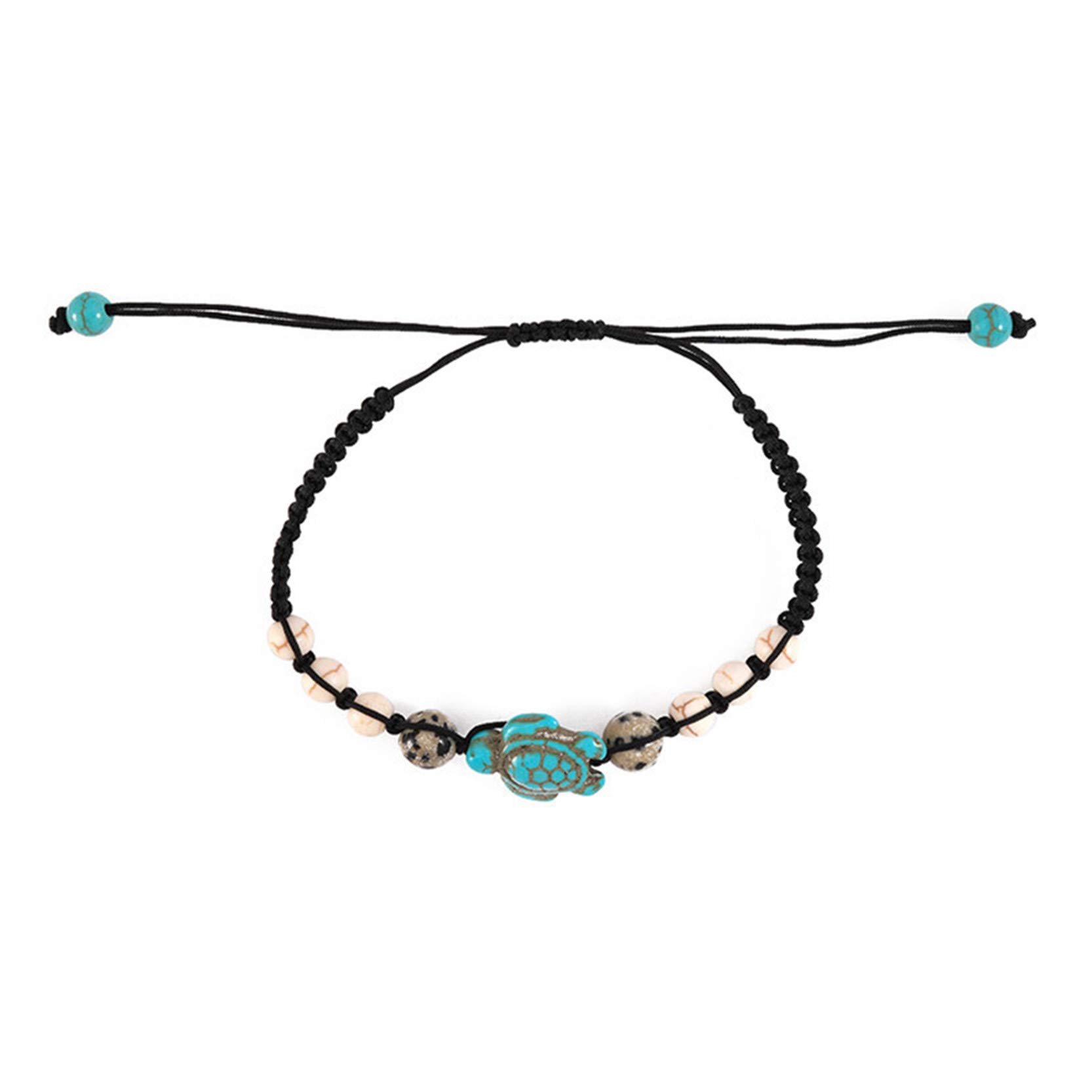 Best Friend Turtle Bracelet Set - Matching Couples Long Distance Bracelets for Women & Men - Graduation, Birthday Gifts - Perfect for Beach Vacations & Meaningful Connections
