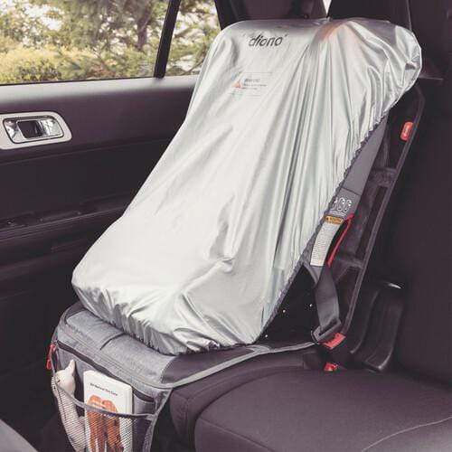 Diono Car Seat Protector - Ultra Mat & Heat Shield Gray - Waterproof & Non-Slip Car Seat Cover for Child Safety & Vehicle Protection - Perfect for SUVs, Minivans & Long Road Trips