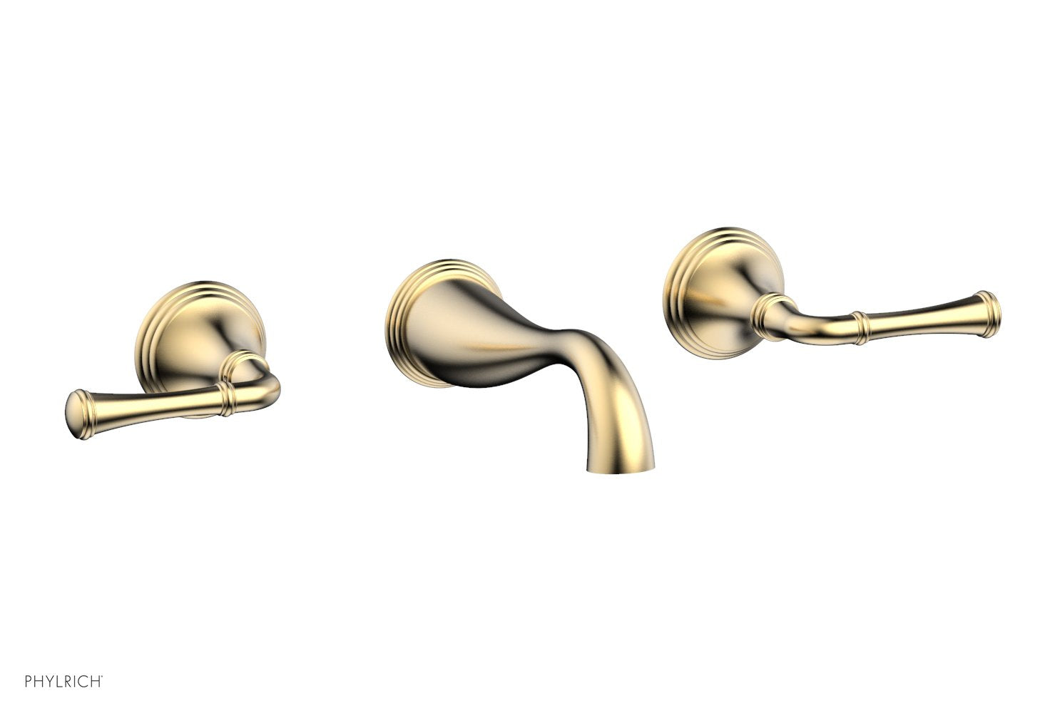 3RING Wall Tub Set D1205 - Modern Bathroom Faucet with 3-Handle Design for Sink and Bathtub, Perfect for Home Renovation and Luxury Bathroom Upgrade