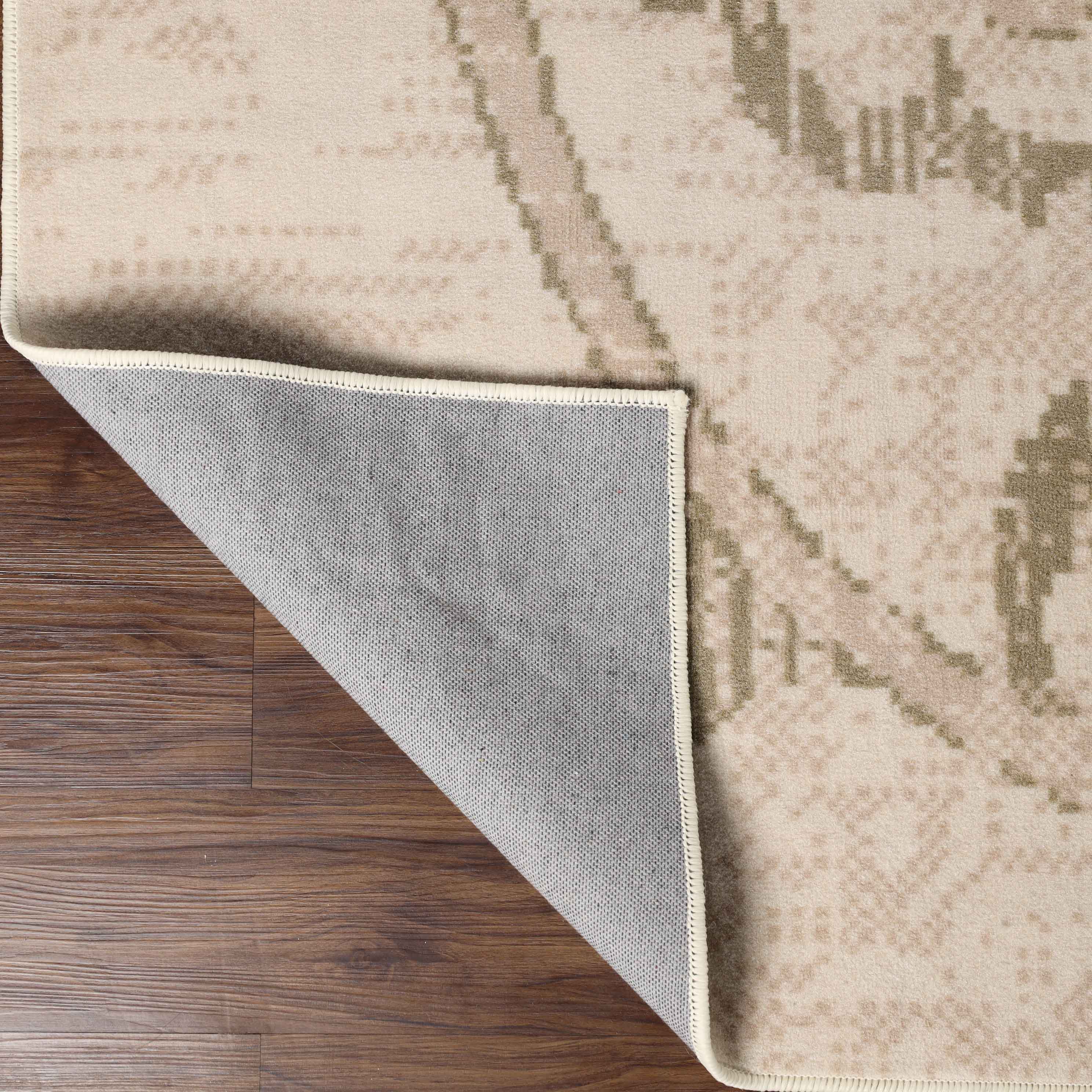 Jacobean Floral Modern Farmhouse Indoor Area Rugs & Runner Rugs - Soft Non-Slip Living Room Bedroom Decor for Cozy Home