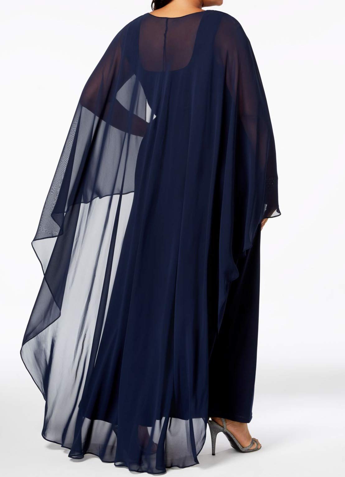 Calvin Klein Women's Elegant Long Sleeve Gown - Soft Cotton Nightgown for Sleep & Lounge - Perfect for Bedtime, Relaxing at Home & Bridal Sleepwear