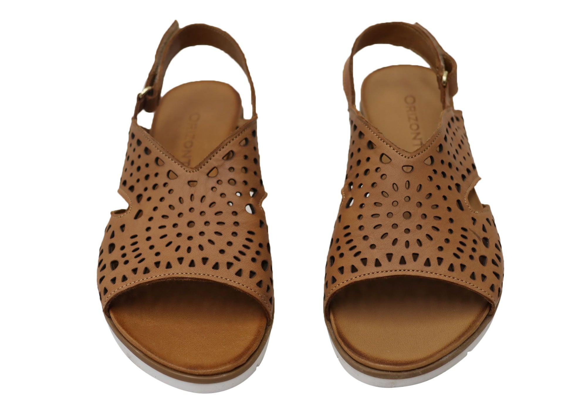 Orizonte Arkia Women's Comfortable European Leather Sandals - Stylish & Supportive for Walking, Travel & Summer Outfits