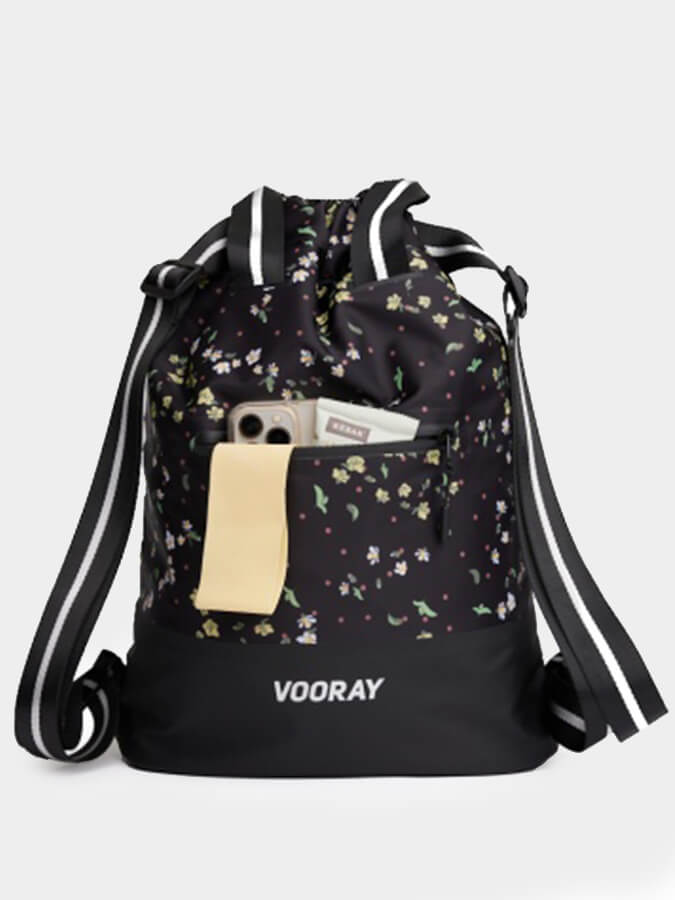 Vooray Flex Cinch Backpack - Lightweight Durable Gym Bag for Workout, Travel & School - Water-Resistant Sports Backpack for Men & Women