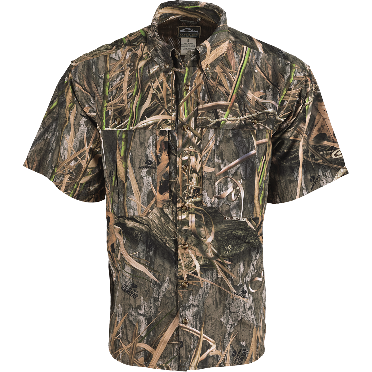 EST Camo Wingshooter's Short Sleeve Shirt - Hunting & Outdoor Camouflage Shirt for Men - Perfect for Turkey Hunting, Duck Hunting & Outdoor Adventures