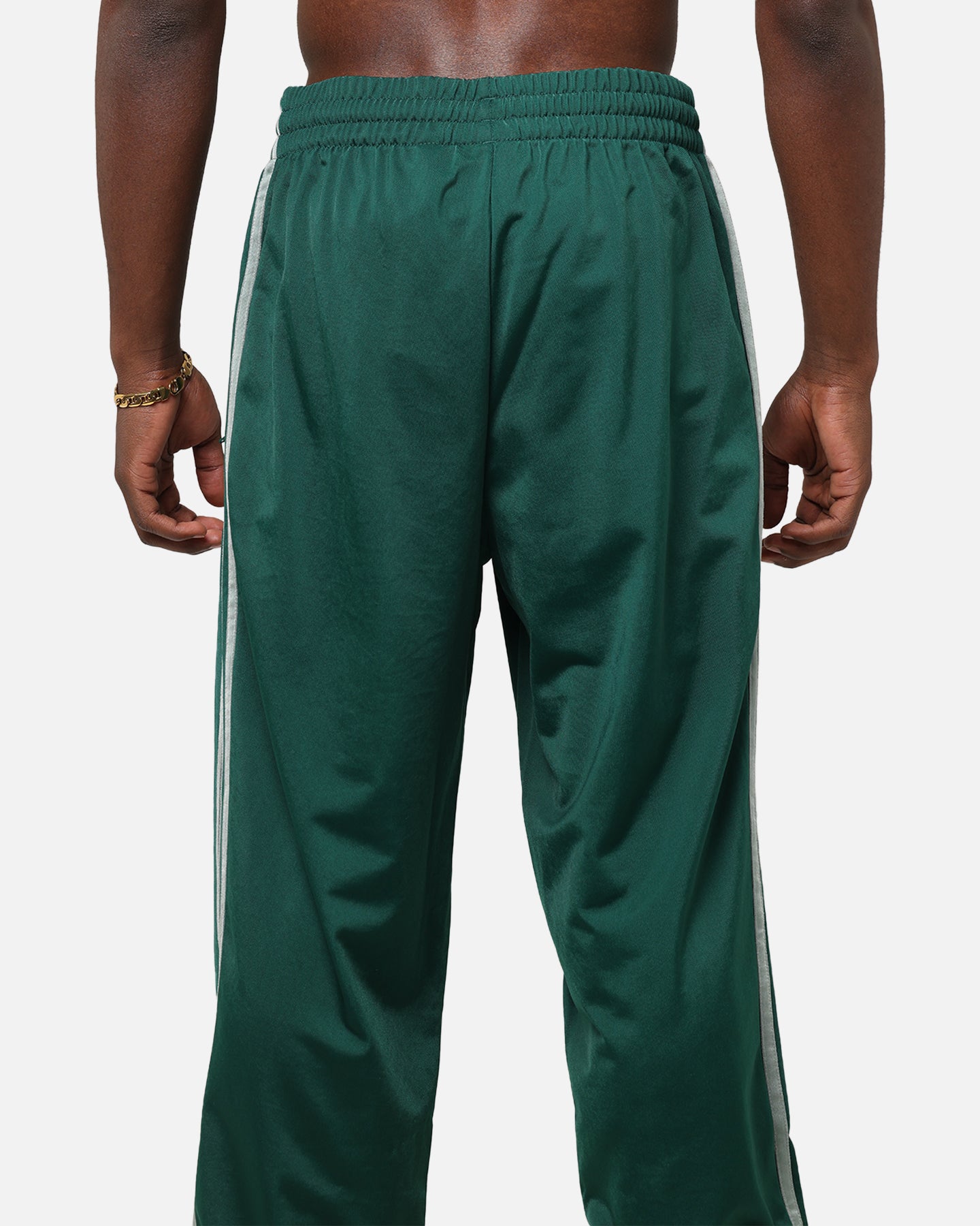 Adidas Firebird Track Pants for Men - Green Retro Running Joggers - Comfortable Athletic Pants for Gym, Workout & Casual Wear