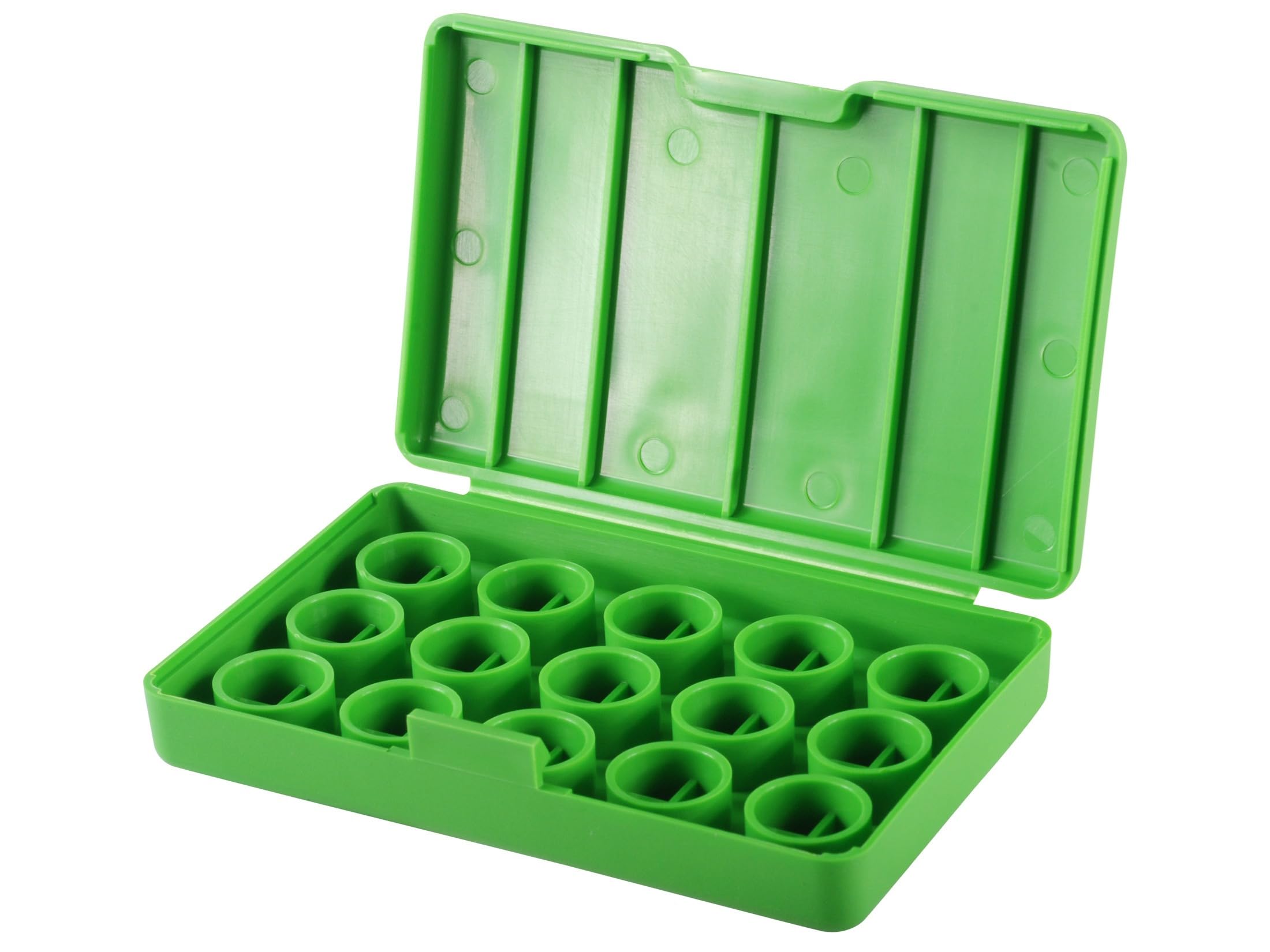 Redding Neck Sizing Bushing Storage Box - Reloading Accessories Organizer for Rifle & Pistol Brass - Perfect for Reloading Benches & Gun Workshops