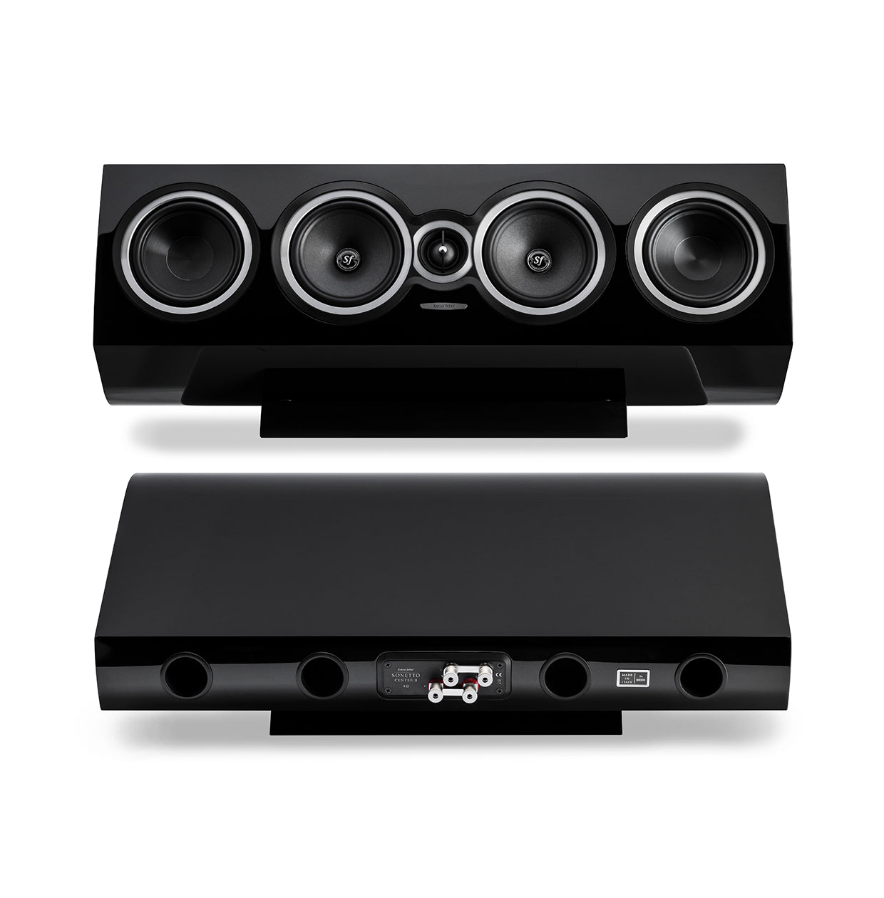 Sonus Faber Sonetto Center CII Premium Channel Speaker - High-Quality Home Theater Sound for Movies & Music