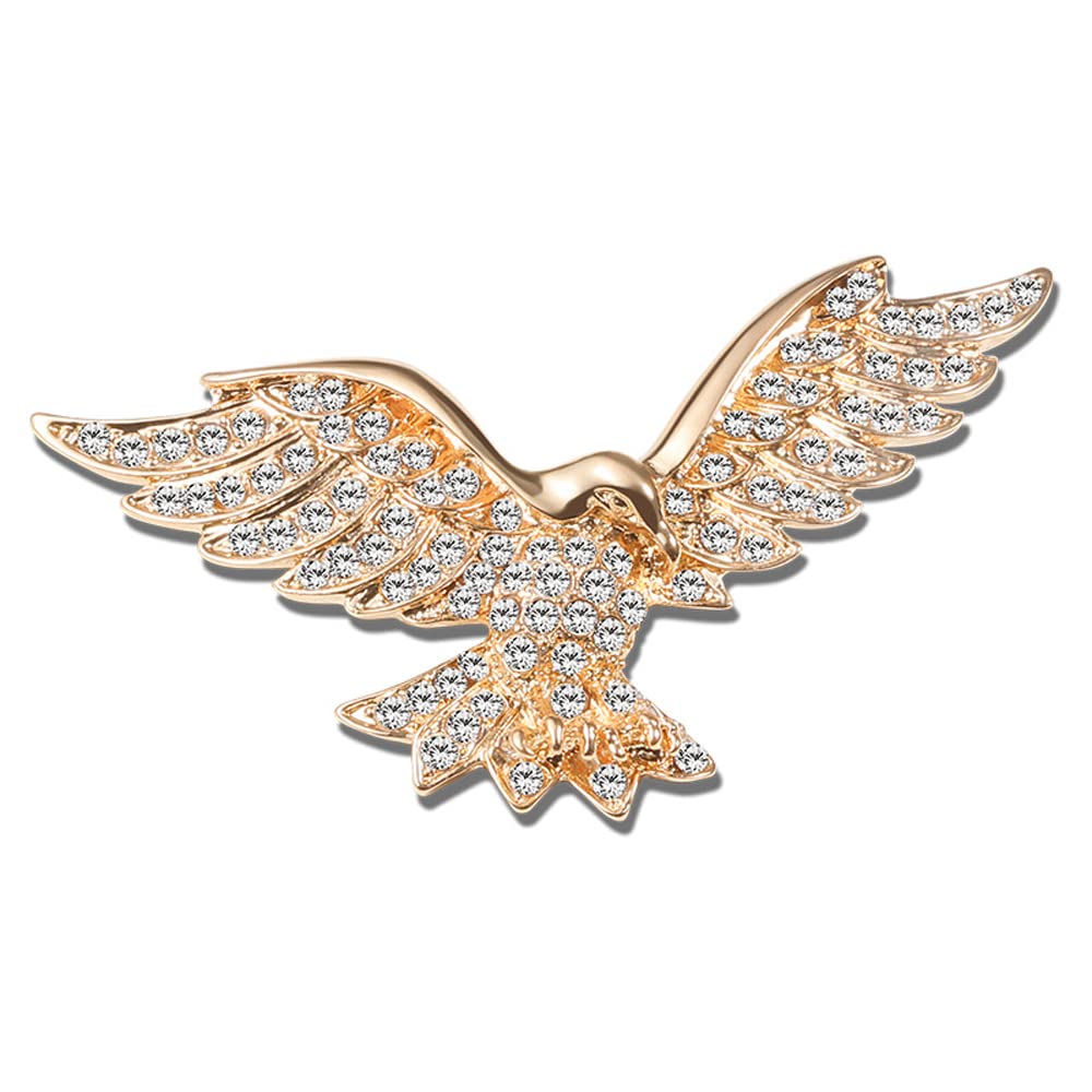 Flying Eagle Lapel Pin - Stylish Men's Brooch for Suits & Jackets - Premium Metal Badge Accessory for Formal Wear, Business Attire & Special Occasions