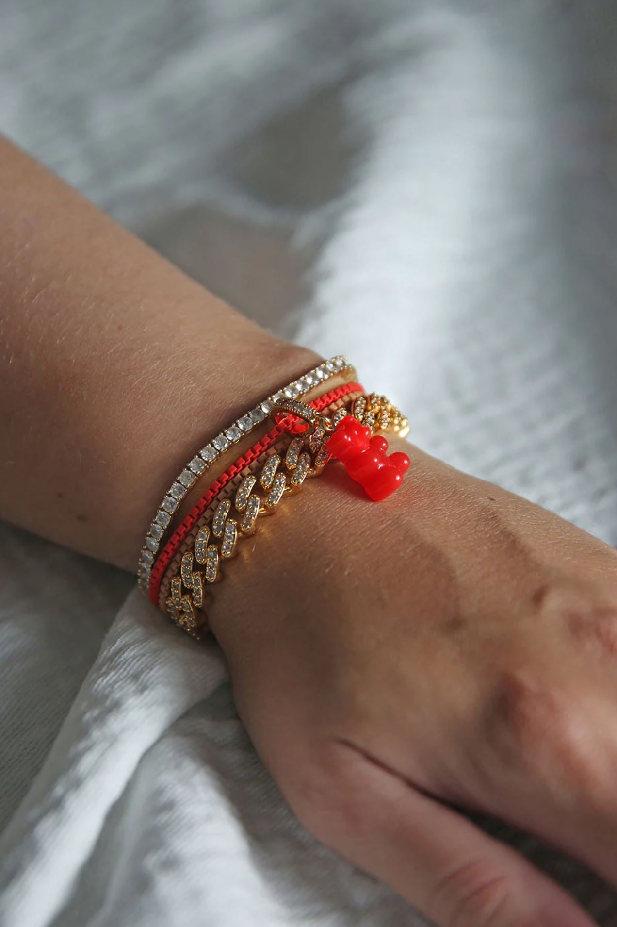 Plastalina Bracelet for Women - Elegant Sangria Color Beaded Stretch Bracelet | Perfect for Casual Wear, Parties & Gifts