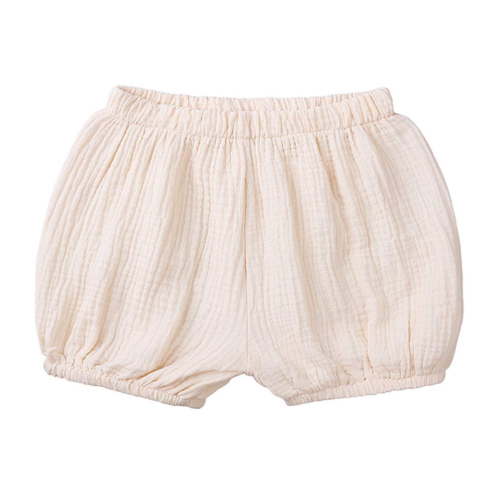 Toddler Shorts Set for Baby Boys & Girls - 2-Piece Cotton Linen Long Sleeve Shirt + Bloomers Outfit | Soft & Comfortable Playwear for Daily Wear, Photo Shoots & Special Occasions